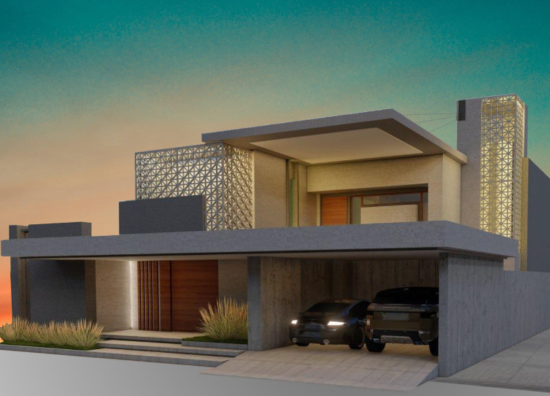 Wind Towers and Sustainable Materials Create a Contemporary Retreat in the Uae