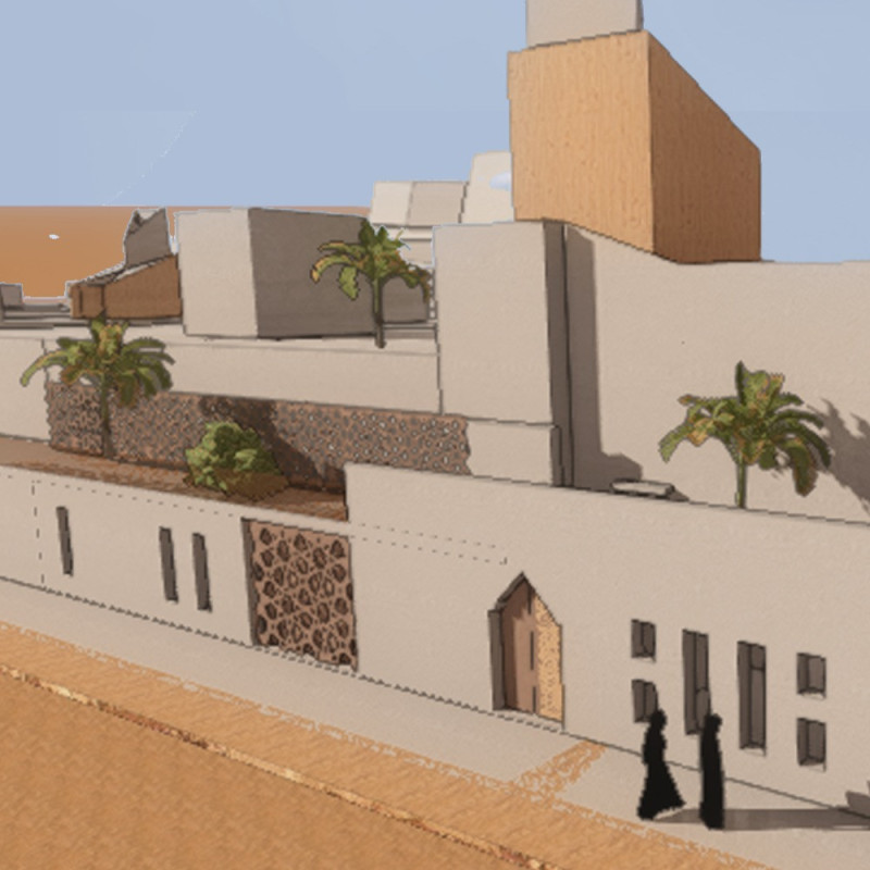 Charred Wooden Shingles and Thermal Design Elements in a Community-Centric Residence