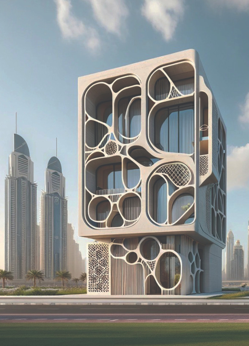 Fluid Forms and Sustainable Materials in a Contemporary Desert Residence