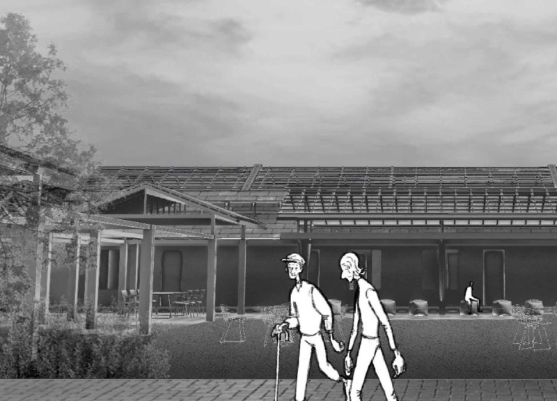 Natural Ponds and Treated Wood Define Community Housing for Seniors