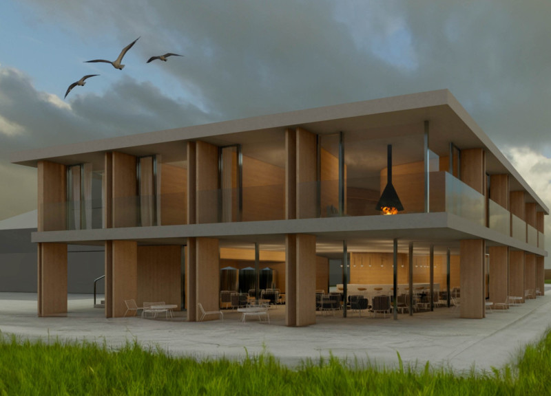 Charred Wooden Shingles and Cross-Laminated Timber Create a Multi-Purpose Community Center