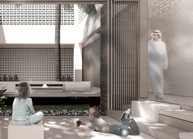 Natural Cooling Systems Enhanced by Prefabricated Panels in Sustainable Desert Housing