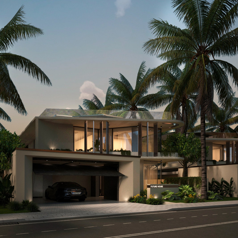 Marble and Natural Stone Villa Featuring Passive Cooling Strategies and Energy Efficiency