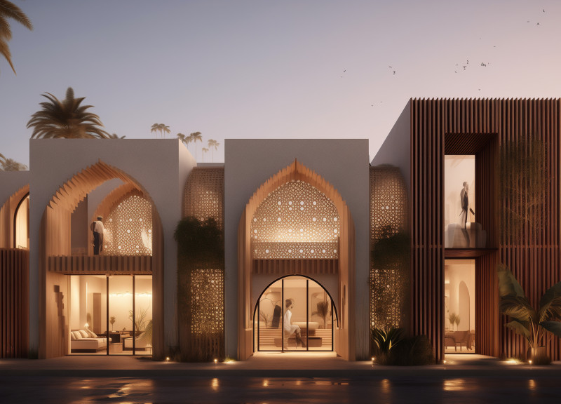 Laser-Cut Geometric Facade and Vertical Gardens in a Sustainable Timber Residence