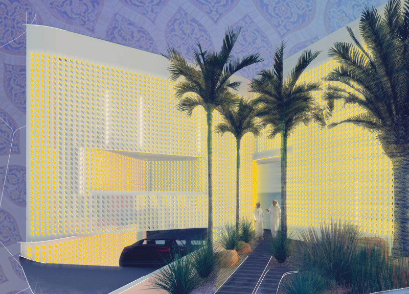 Fractal Design Featuring Photovoltaic Collectors and Ceramic Facade in Sustainable Community Living