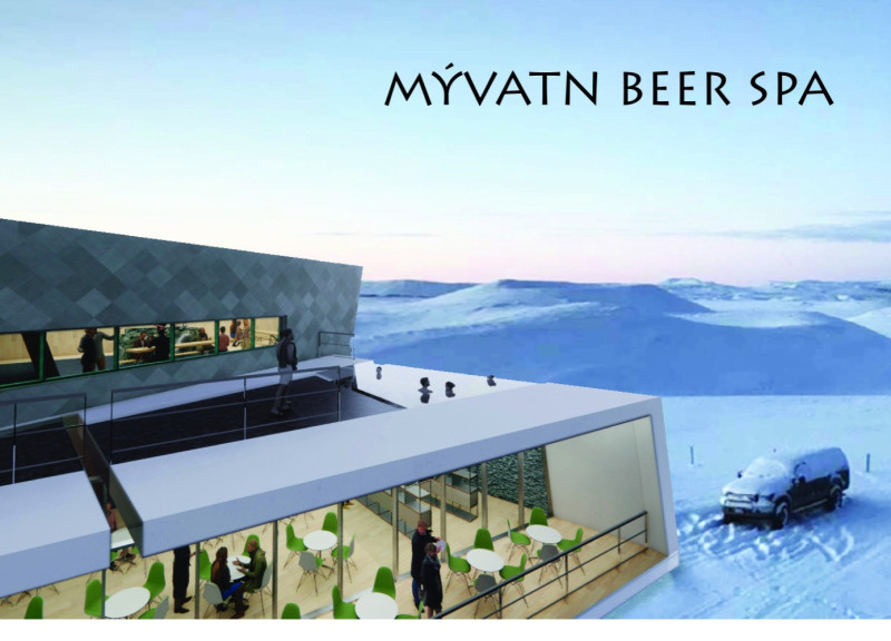 Geothermal Spa Featuring Bronze Accents and Natural Stone Elements Within an Immersive Landscape