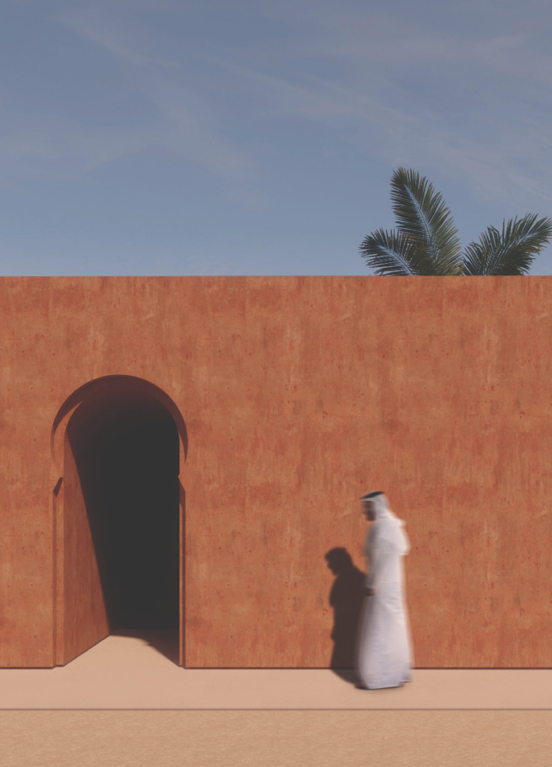 Natural Stone and Adobe Blend in Traditional Qatari Residential Design