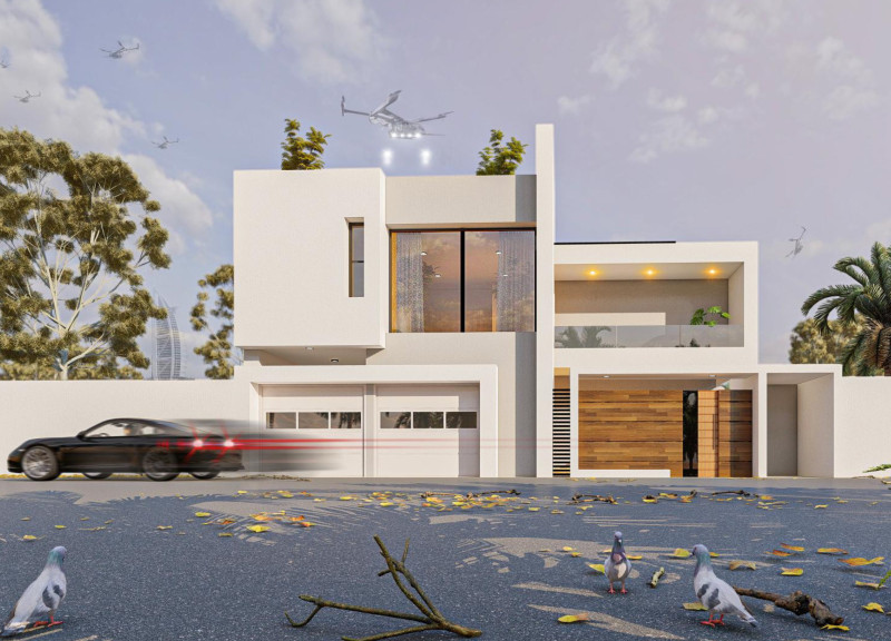 Chicane Entrance and Natural Ventilation in a Sustainable Concrete Residence