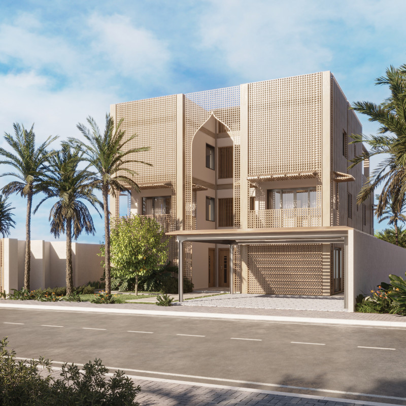 Charred Wooden Shingles and Cross-Laminated Timber Form Sustainable Family Living Space