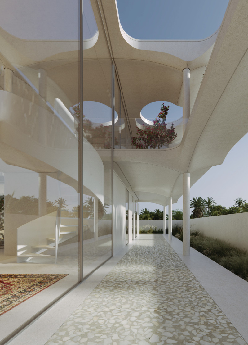 Carbon-Absorbing Concrete and Solar Panels in a Modular Residential Solution