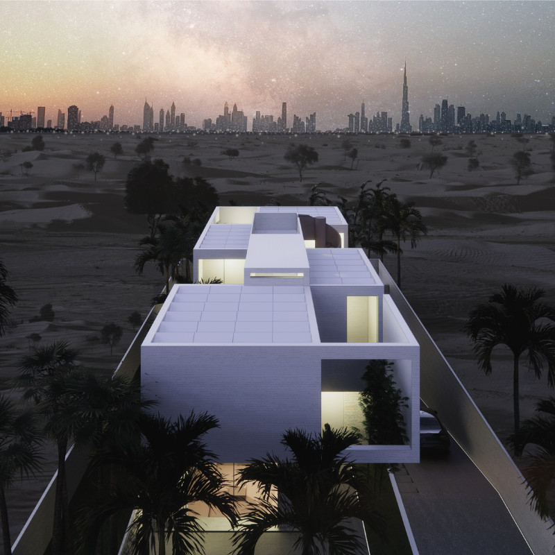 Charred Wooden Shingles and Cross-Laminated Timber Create Sustainable Desert Living