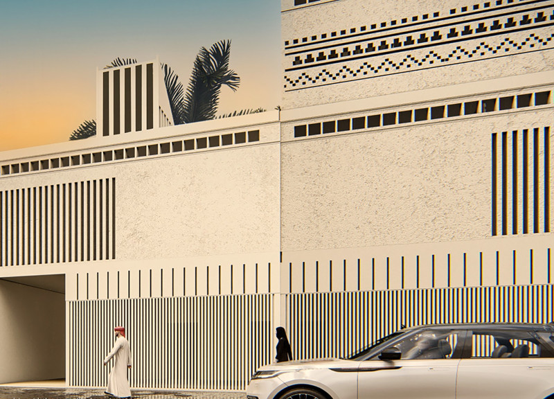 Geometric Patterns and Natural Ventilation in Contemporary Emirati Housing Using Traditional Materials