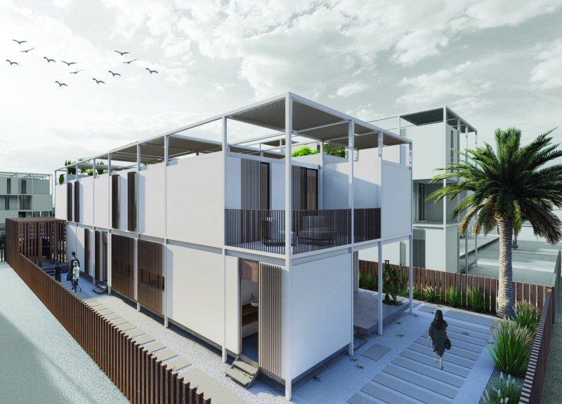 Charred Wooden Shingles and Biocomposite Materials Define a Modern Emirati Family Home