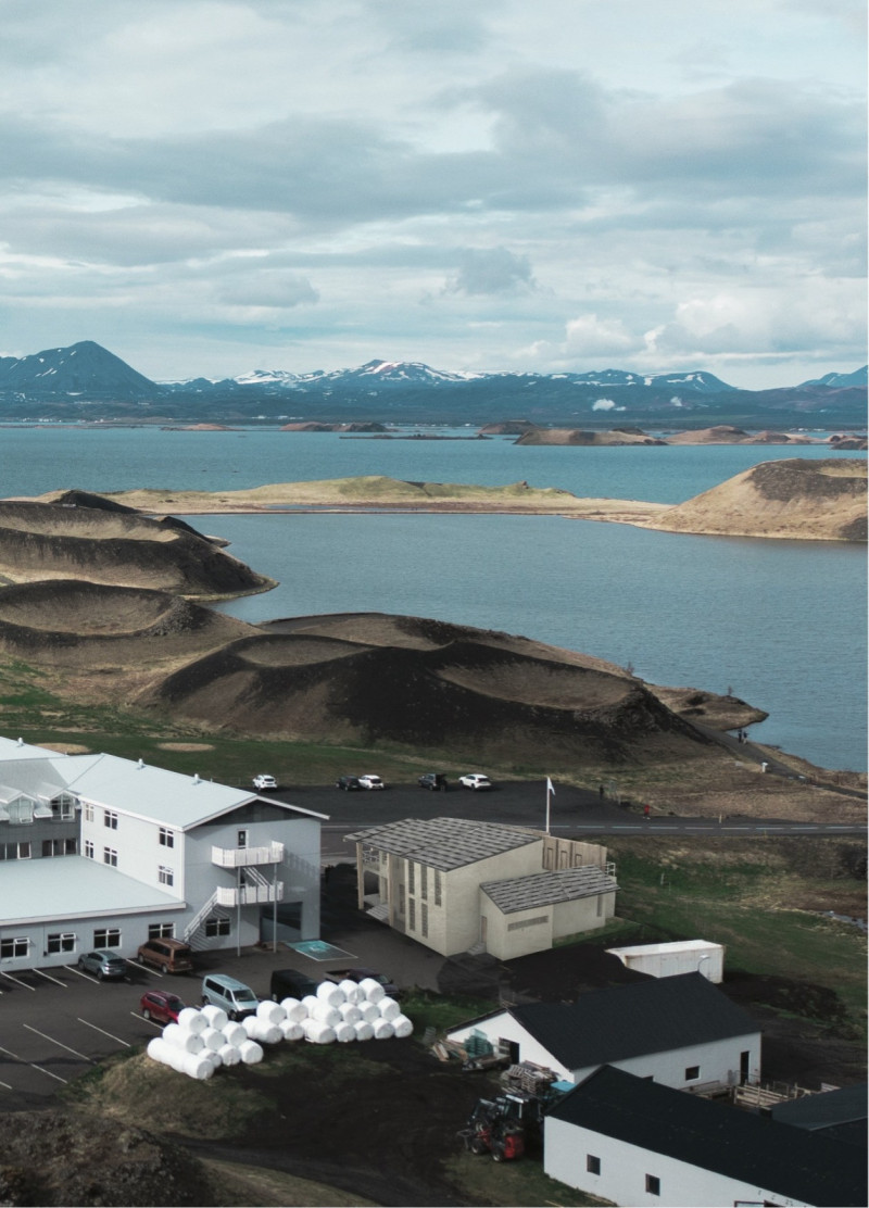Charred Wood Shingles and Concrete Embrace Nature in a Brewery Spa Retreat