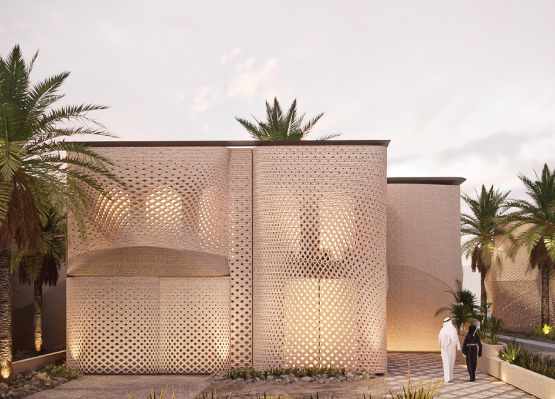 3d-Printed Earth Materials and Traditional Water Channels in Arid Residential Design