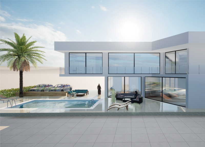 Charred Wooden Shingles and Transparent Facades in a Family-Centric Residential Design