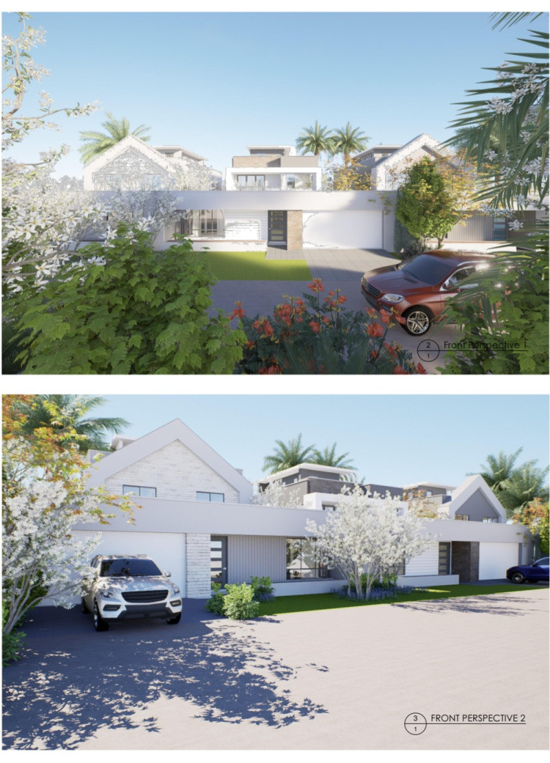 Sustainable Villa Featuring Stucco and Native Landscaping for Enhanced Outdoor Living