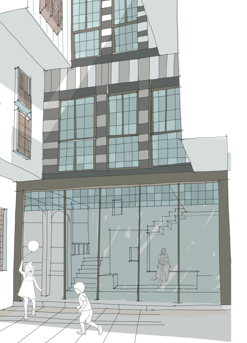 Natural Fibers and Unbaked Bricks Create a Cohesive Family Residence in an Urban Context