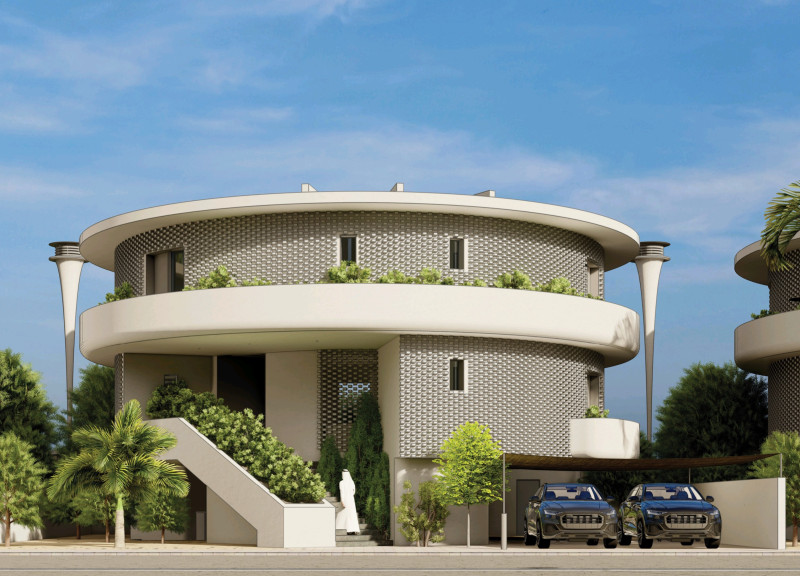 Circular Housing Units with Fly Ash Brick and Natural Cooling Strategies
