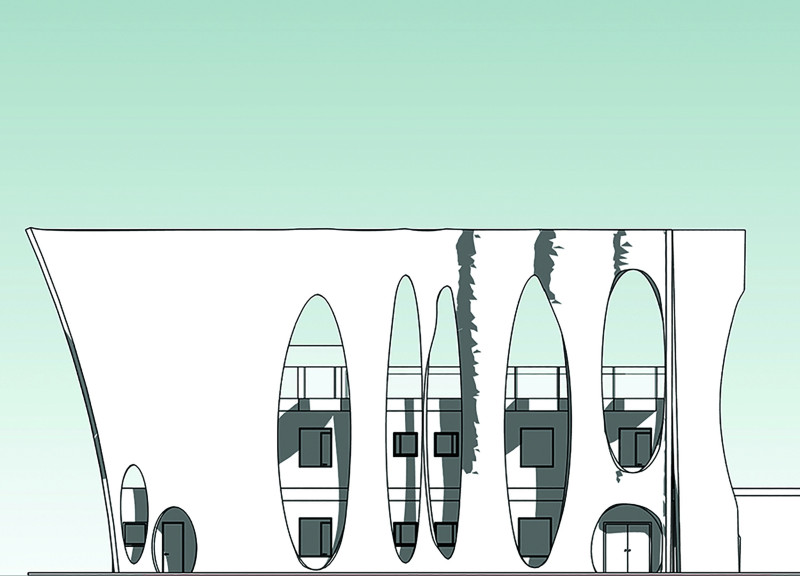 Polyblock Construction Meets Coral-Inspired Design in a Sustainable Residential Setting