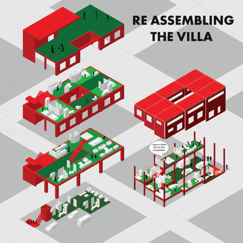 Prefabricated Living Spaces Enhanced by Kinetic Pathways and Timber Cladding