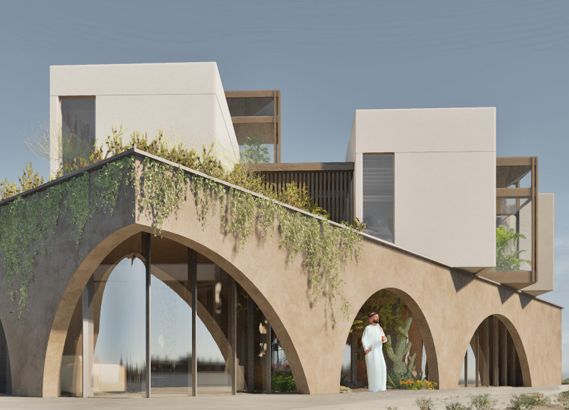 Vertical Gardens and Rammed Earth Combine for Sustainable Living Solutions