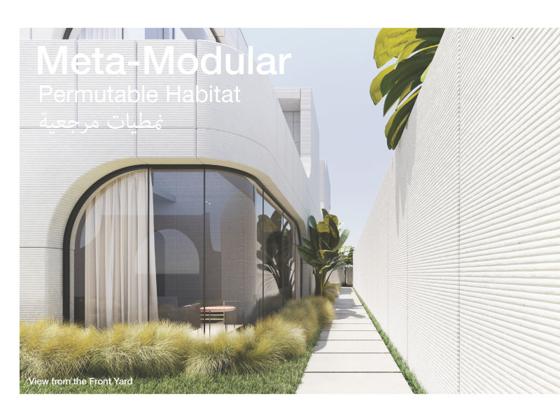 3d-Printed Habitat with Sustainable Aggregates and Natural Ventilation Systems