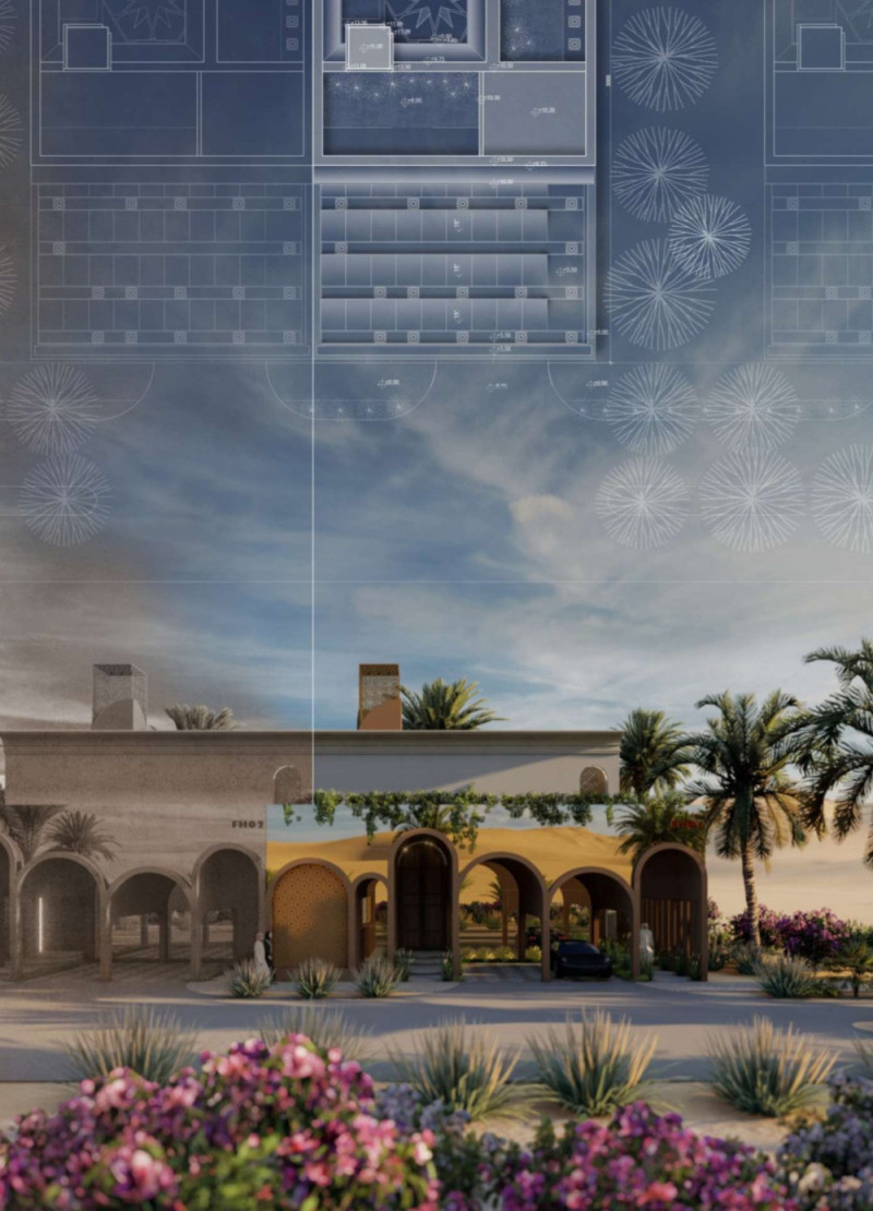 Adobe Bricks and Natural Stone Foster Community Connectivity in Sustainable Residential Design