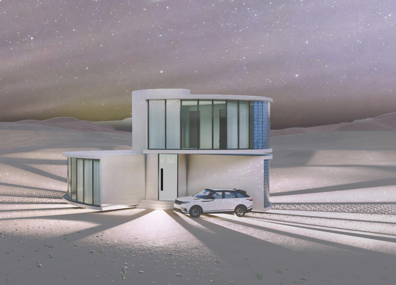 Cylindrical Living Spaces Featuring Glass Façades and Integrated Renewable Energy Systems