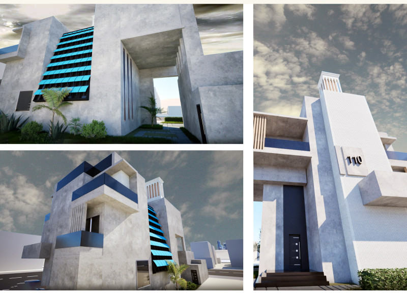 Prefabricated Housing with Climatic Panels and Sustainable Design in Urban Context