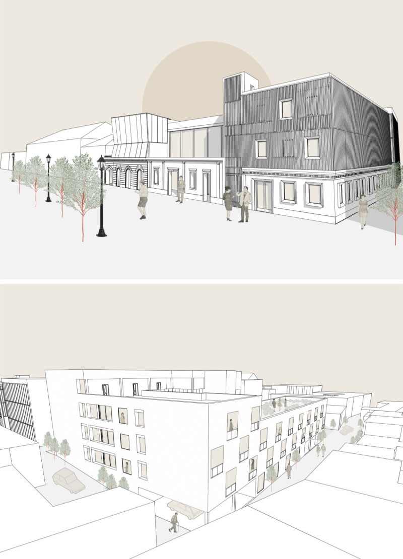 Reclaimed Wood Facade and Recycled Materials Create Engaging Community Living for Seniors