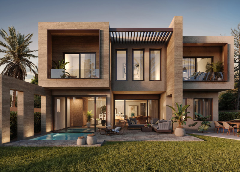 Rammed Earth Structure Featuring Perforated Screens for Sustainable Community Living