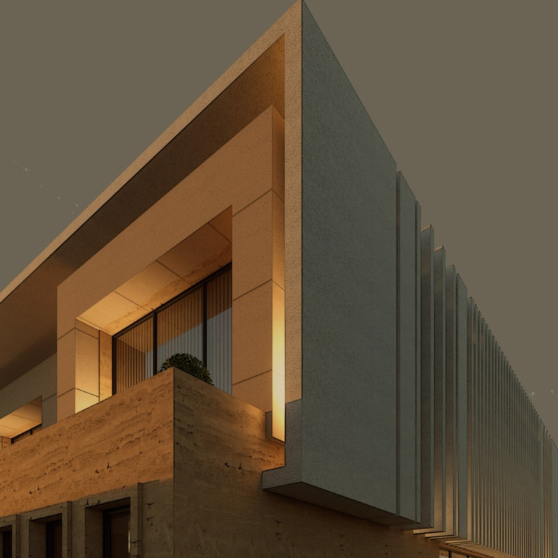 Reflective Facades and Compact Laminate Panels in a Contemporary Residential Haven