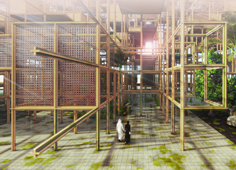 Translucent Panels and Vertical Gardens in Modular Housing Design