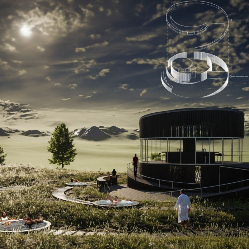 Charred Wood Exterior Combining Cross-Laminated Timber for Adaptive Space Utilization