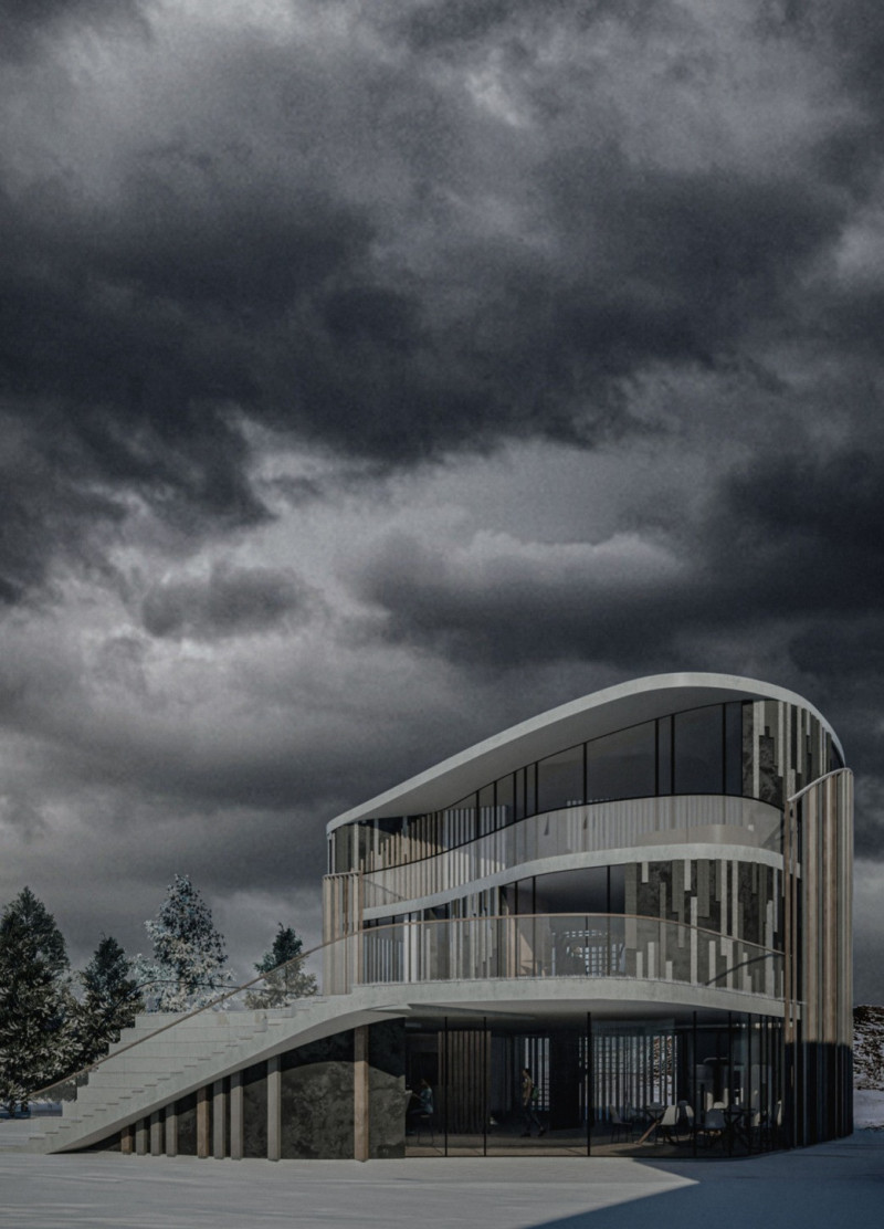 Charred Wooden Shingles and Recycled Wood Shape an Inviting Brewery and Wellness Retreat