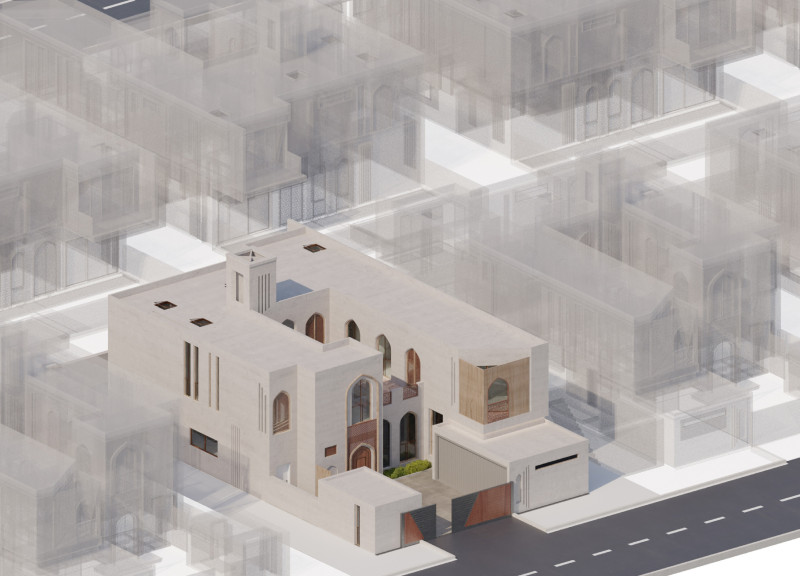 Wind Towers and Mashrabiyas Create Comfortable Living Spaces with Local Stone and Wood