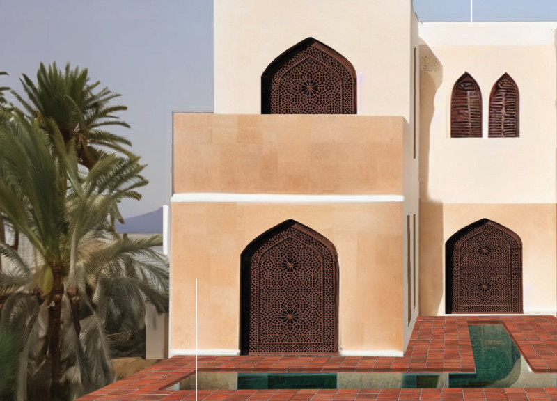 Rammed Earth Structure Enhanced by Evaporative Cooling and Indigenous Landscaping for Sustainable Living