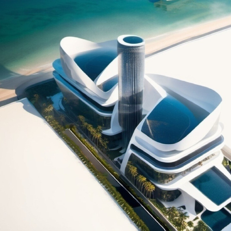 Hydroponic Systems and Recycled Glass Elements in a Sustainable Community Setting