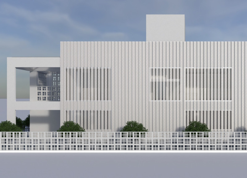 Perforated Grating and Green Roof Combine for Sustainable Family Living