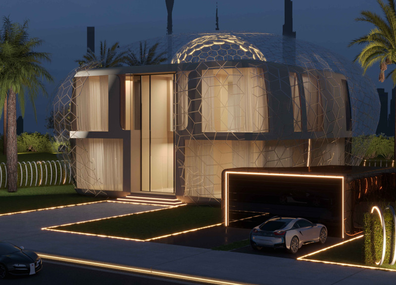 Charred Wood Accents and Smart Fabric Envelop a Sustainable Family Residence in the Uae