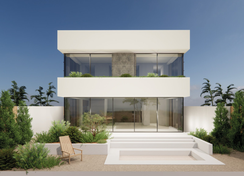 Charred Wood Shingles and Reinforced Concrete Harmonizing Contemporary Living in the Desert