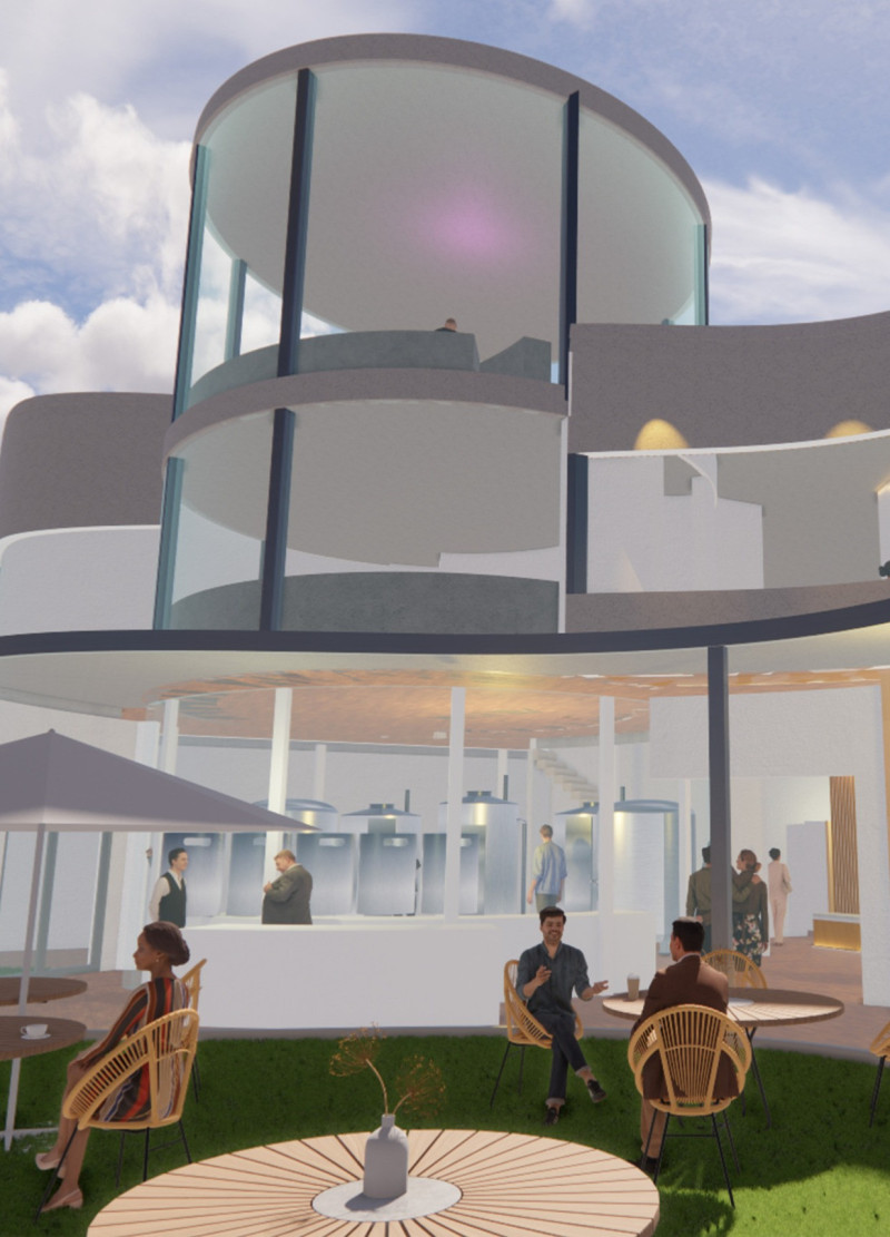 Curved Forms and Triple-Glazed Enclosures Integrated with Geothermal Energy in a Wellness-Focused Retreat