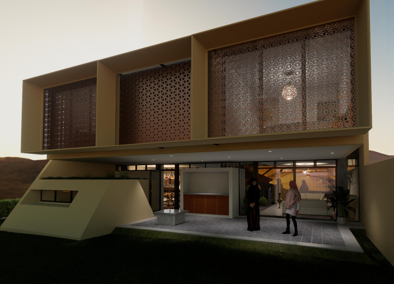 Bamboo-Infused Design Featuring Natural Stone Accents in a Flexible Family Home