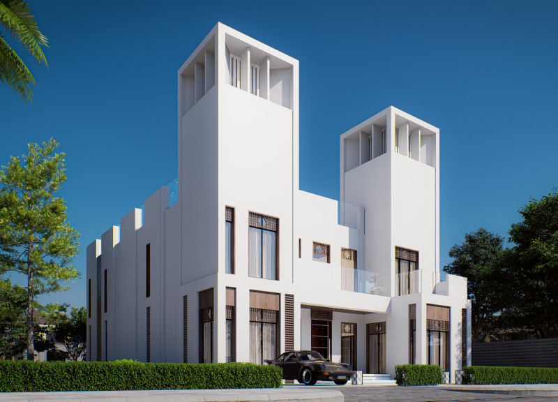 Charred Wooden Shingles and Modular Construction in Sustainable Residential Design