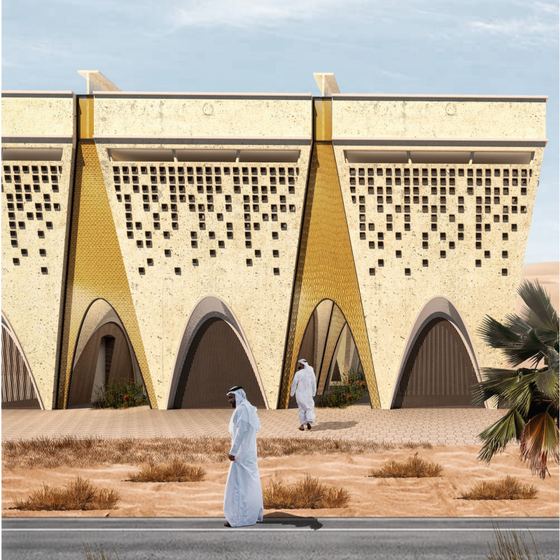 Natural Cooling Through Terra Cotta and Concrete in a Flexible Residential Design