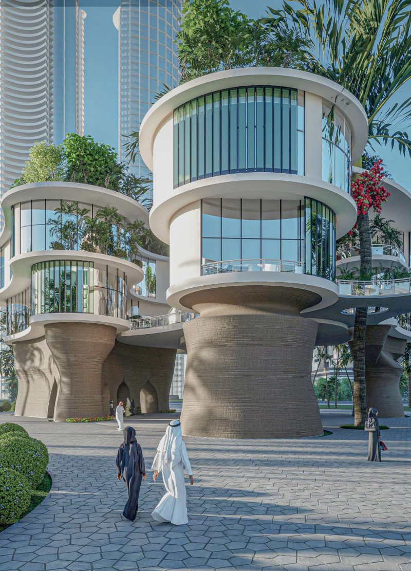 Biocomposite Algae Windows and Green Roofs Enhance Community Living in a Desert Climate