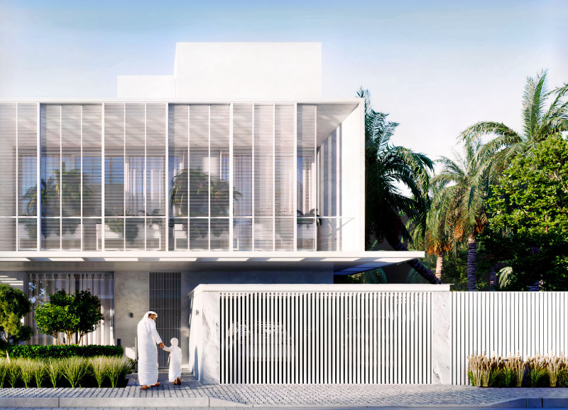 A Modular Villa Inspired by a Traditional Game