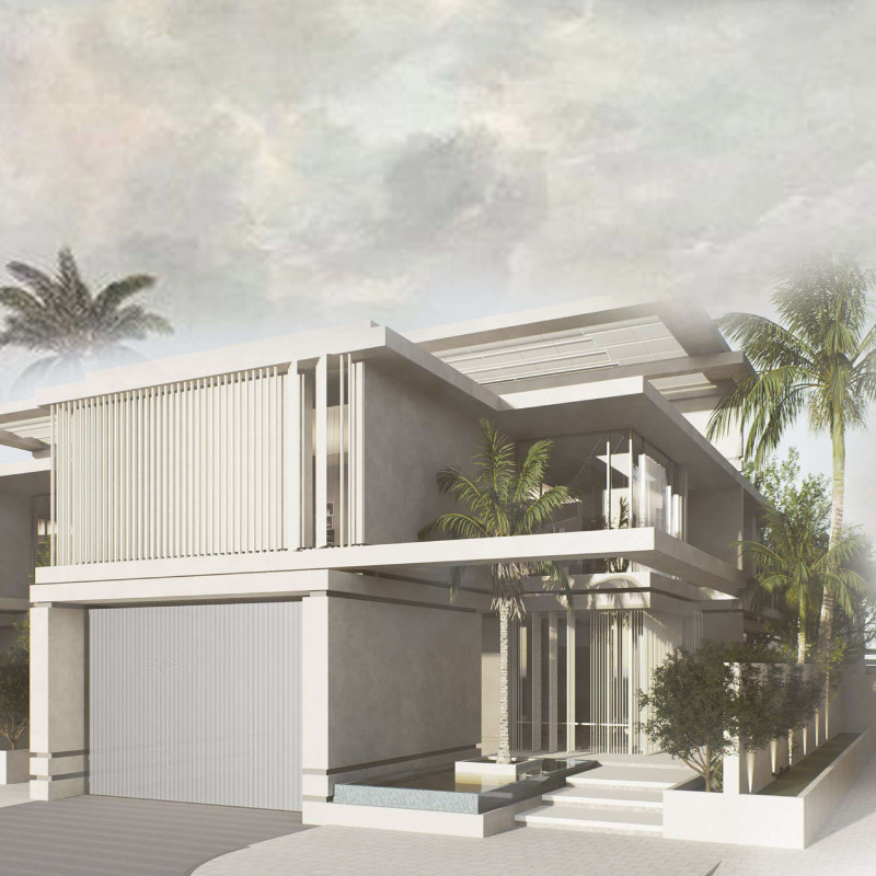 Charred Wooden Louvers and Solar Panels in a Modern Sustainable Residence