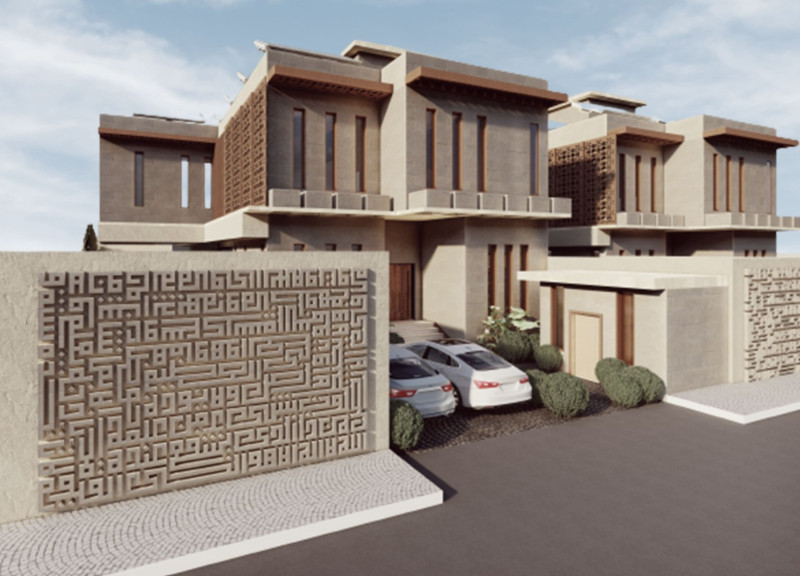 Hempcrete Insulation and Geometric Facades for Sustainable Urban Living